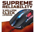 Acer Nitro Gaming Mouse II NMW200, USB, Up to 7200 DPI, Wired, 7 Buttons, Black