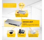 Zyxel GS1200-8HP-EU switch Gestionado L2 Gigabit Ethernet (10/100/1000) Energía sobre Ethernet (PoE) Gris