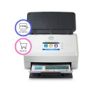 HP Scanjet Enterprise Flow N7000 Alimentation feuille à feuille de scanner 600 x 600 DPI A4 Blanc