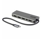 StarTech.com USB C Multiport Adapter - USB-C naar HDMI or Mini DisplayPort 4K 60Hz, 100W Power Delivery Pass-Through, 4-Port 10Gbps USB Hub - USB Type-C Mini Dock - 30cm Vaste Kabel