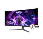 AOC AGON PRO AG346UCD computer monitor 86.4 cm (34") 3440 x 1440 pixels Wide Quad HD QD-OLED Black, Grey