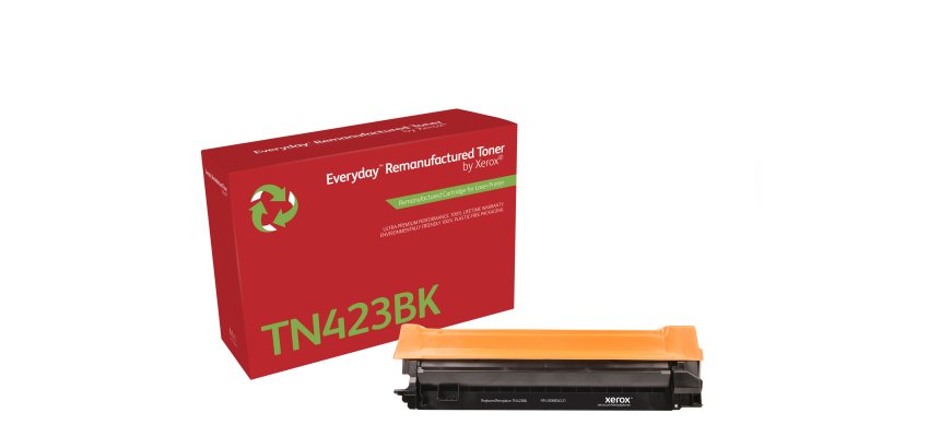 Toner remanufacturé Noir Everyday™ de Xerox compatible avec Brother TN423BK, Grande capacité