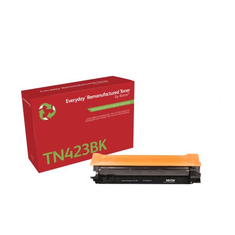 Everyday Tóner ™ Negro remanufacturado de Xerox es compatible con Brother TN423BK, Capacidad alta
