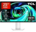 TCL 25G54 Mini-LED Monitor 25", risoluzione Full HD, 144Hz, pannello IPS, 450 nits, VESA Display HDR 400, DCI-P3 ampia gamma di colori al 93%, TÜV Rheinland senza sfarfallio e luce blu bassa