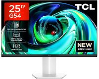 TCL 25G54 Mini-LED Monitor 25", risoluzione Full HD, 144Hz, pannello IPS, 450 nits, VESA Display HDR 400, DCI-P3 ampia gamma di colori al 93%, TÜV Rheinland senza sfarfallio e luce blu bassa