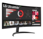 LG 34WR50QK-B écran plat de PC 86,4 cm (34") 3440 x 1440 pixels Wide Quad HD Noir