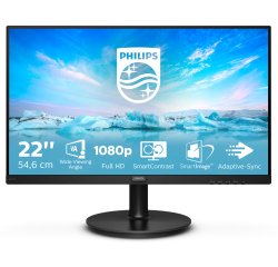 Philips V Line 221V8/00 computer monitor 54.6 cm (21.5") 1920 x 1080 pixels Full HD LED Black