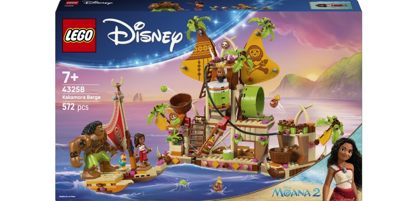 LEGO Disney Princess | Disney Oceania 2 43258 Il Barcone dei Kakamora - Giochi da Costruire per Bambini 7+ con Barca e Personaggi, Idea Regalo