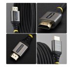 StarTech.com Câble HDMI Haute Vitesse Certifié Premium 3m (10ft), Ultra Flexible, 4K 60Hz/1440p 144Hz avec HDR10/ARC, 18Gbps, Cordon HDMI Tressé Haute Flexibilité