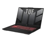 ASUS TUF Gaming A17 TUF707NUQ-DICHX146W AMD Ryzen™ 7 170 Ordinateur portable 43,9 cm (17.3") Full HD 16 Go DDR5-SDRAM 512 Go SSD NVIDIA GeForce RTX 4050 Wi-Fi 6 (802.11ax) Windows 11 Home Noir, Gris