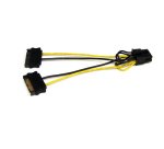 StarTech.com Câble adaptateur d'alimentation SATA vers carte vidéo PCI Express 8 broches de 15 cm