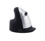 R-Go Tools Souris Ergonomique R-Go HE Break avec logiciel de pause, gaucher, grand (longueur de la main > 185 mm), bluetooth, noir