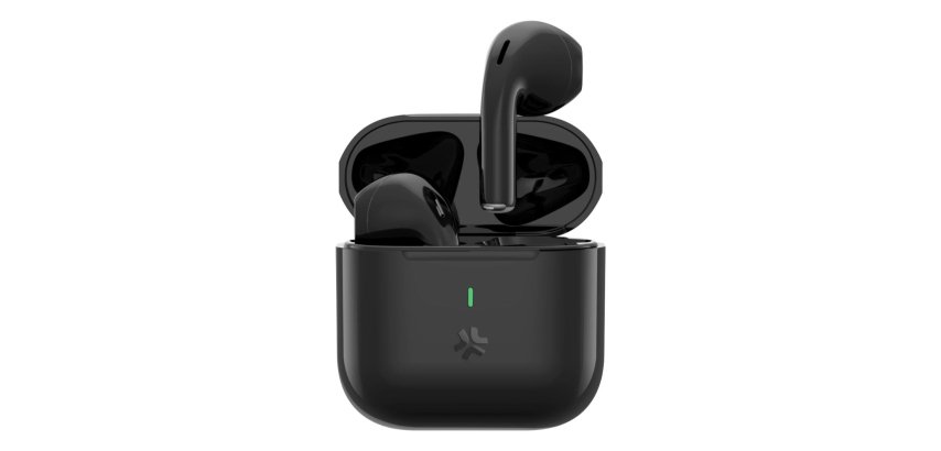 Celly COMPACTBK auricular y casco Auriculares Inalámbrico Dentro de oído Llamadas/Música USB Tipo C Negro