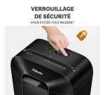 Destructeur Fellowes LX41 coupe croisée