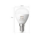 Philips Hue White and Color ambiance Sferetta - lampadina connessa E14