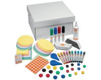 Kit d'accesoires tableau blanc esselte 10marqueurs     10aimants 32mm 2effaceurs     1spray nettoyage 2rubans