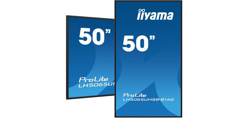 iiyama LH5065UHSB-B1AG Écran d'affichage dynamique Écran plat de signalisation numérique 125,7 cm (49.5") LCD Wifi 800 cd/m² 4K Ultra HD Noir Intégré dans le processeur Android 11 24/7