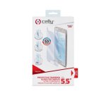 Celly EASYUNI55 protezione per lo schermo e il retro dei telefoni cellulari Pellicola proteggischermo trasparente Universale 1 pz