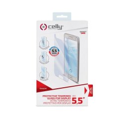 Celly EASYUNI55 protezione per lo schermo e il retro dei telefoni cellulari Pellicola proteggischermo trasparente Universale 1 pz