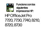 HP Cartucho de tinta Original 953XL de alto rendimiento negro
