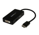 StarTech.com 3 in 1 reis adapter: DisplayPort naar VGA DVI- of HDMI adapter