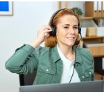 Trust HS-150 Casque Avec fil Arceau Bureau/Centre d'appels Noir