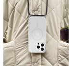 OtterBox React Series Necklace MagSafe voor iPhone 15 Pro Max, Stardust (Clear Glitter)