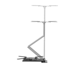 AISENS Soporte Eco Giratorio, Inclinable y Nivelable para Monitor/TV 35kg de 23"-65", Negro