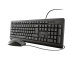 Trust Pack Teclado + Ratón USB Español Negro TKM-250