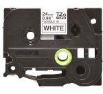 Brother TZE-FX251 ruban d'étiquette Noir sur blanc