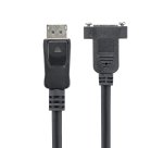 StarTech.com DisplayPort-Panelmontagekabel 91 cm - 4K x 2K - DP 1.2 Verlängerungskabel M/F - DP Video-Verlängerungskabel mit Panelmontage-DP-Stecker - Kabel für DP-Monitor