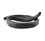 StarTech.com Guaina per cavi da 3 m con chiusura a strappo, accorciabile, diametro 3 cm, organizzatore per cavi di rete / guaina per fasci di cavi / robusto avvolgicavo con maglia in poliestere, Nero