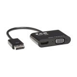 Tripp Lite P136-06N-HV-V2 Adaptador Convertidor Todo en Uno DisplayPort a VGA/HDMI, DP ver 1.2, 4K 30 Hz HDMI