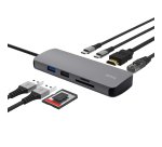 Trust 25672 hub & concentrateur USB Type-C Gris