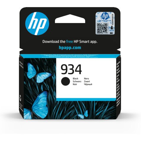 HP 934 Cartouche Authentique noire pour imprimante jet d'encre