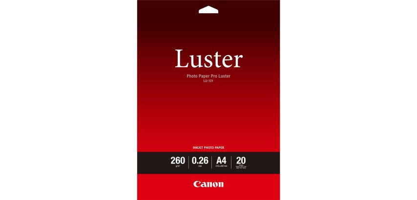 Canon Papier Photo Professionnel Lustré LU-101 A4 - 20 feuilles