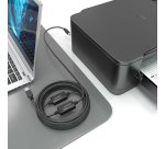 AISENS Cable USB 2.0 con Amplificador, Tipo A/M-B/M, Negro, 15m