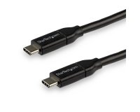 StarTech.com Câble de Charge Rapide USB-C de 3m, Charge et Synchronisation, 100W (5A) PD, USB 2.0, Certifié USB-IF - Cordon de Charge USB C