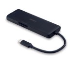 Lindy 43358 base para portátil y replicador de puertos Alámbrico USB 3.2 Gen 1 (3.1 Gen 1) Type-C Negro
