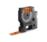 DYMO Authentic D1 Durable Labels | Black Print on Orange Tape | 12 mm x 3 m | High-Performance Label Tape for LabelManager Label Makers