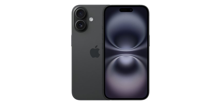 Apple iPhone 16 15,5 cm (6.1") SIM doble iOS 18 5G USB Tipo C 128 GB Negro