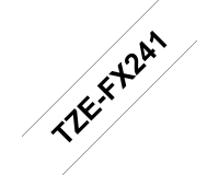Brother TZE-FX241 ruban d'étiquette Noir sur blanc TZ