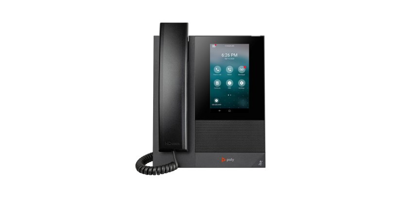HP Poly Téléphone multimédia professionnel Poly CCX 400 avec Open SIP et compatible PoE
