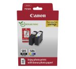 Canon PG-585/CL-586 PVP cartouche d'encre 2 pièce(s) Original Noir, Cyan, Magenta, Jaune