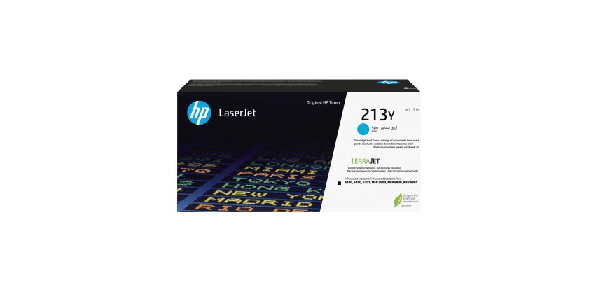 HP 213Y Extra High Yield Cyan Original LaserJet Toner Cartridge