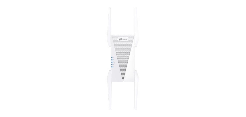 TP-Link RE815XE système Wi-Fi maillé Tri-bande (2,4 GHz / 5 GHz / 6 GHz) Wi-Fi 6 (802.11ax) Blanc 1 Externe
