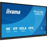 iiyama TE9813A-B1AG Écran d'affichage dynamique Écran plat interactif 2,48 m (97.5") Wifi 500 cd/m² 4K Ultra HD Noir Écran tactile Intégré dans le processeur Android 18/7