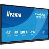 iiyama TE9813A-B1AG Écran d'affichage dynamique Écran plat interactif 2,48 m (97.5") Wifi 450 cd/m² 4K Ultra HD Noir Écran tactile Intégré dans le processeur Android 18/7