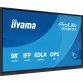 iiyama TE9813A-B1AG Écran d'affichage dynamique Écran plat interactif 2,48 m (97.5") Wifi 450 cd/m² 4K Ultra HD Noir Écran tactile Intégré dans le processeur Android 18/7
