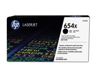 HP 654X - hoog rendement - zwart - origineel - LaserJet - tonercartridge (CF330X)